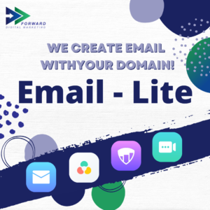 we create email with your domain. Email Lite