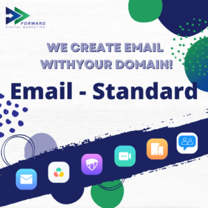 we create email with your domain. Email Standard