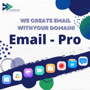 we create email with your domain. Email Pro