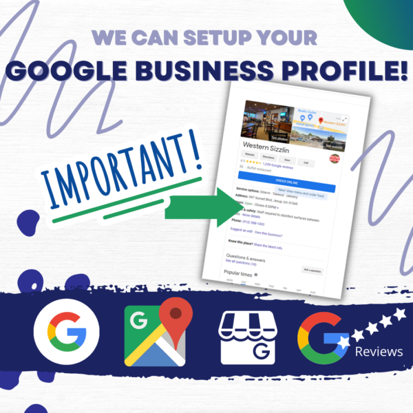 we can set up your google business profile