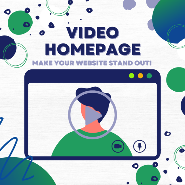 video homepage. make your website stand out