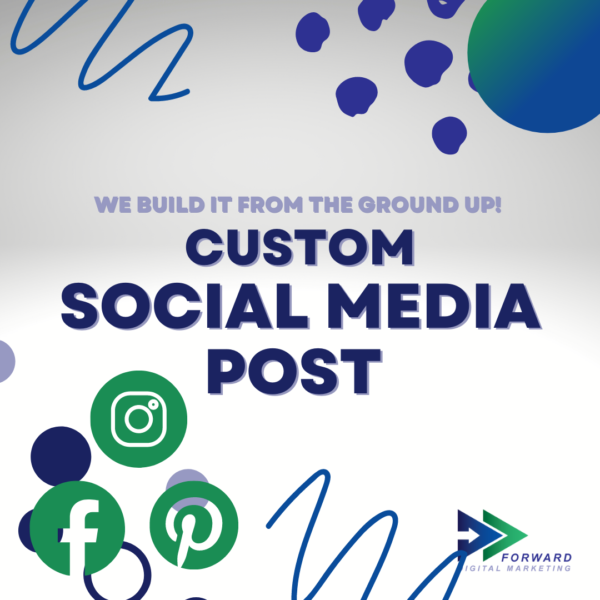 we build it from the ground up. custom social media post
