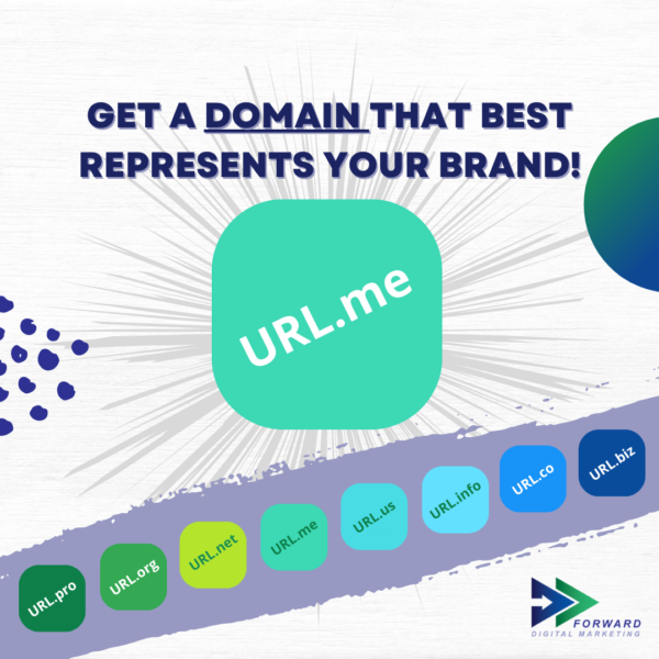 get a domain that best represents your brand url.me