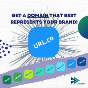 get a domain that best represents your brand url.co