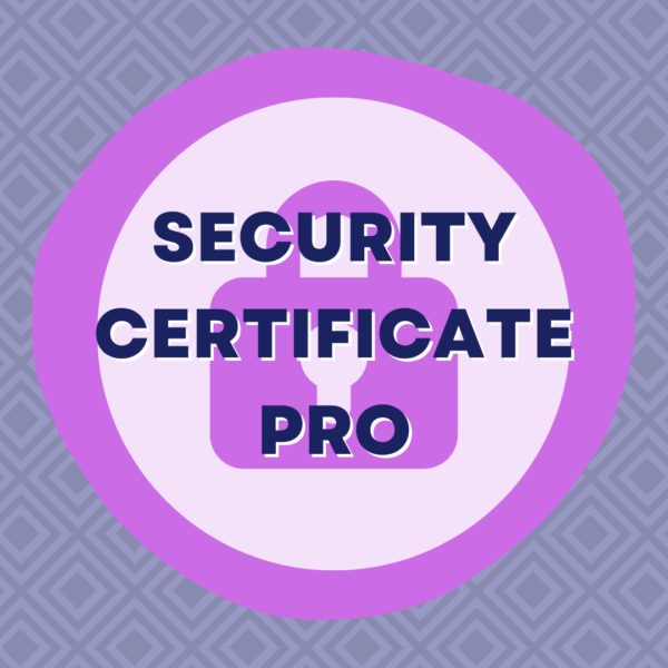 security certificate pro product