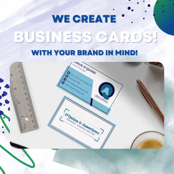 we create business cards with your brand in mind