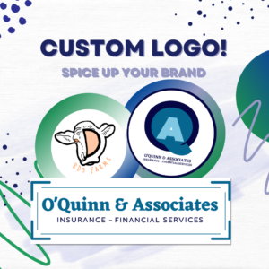 custom logo product photo.