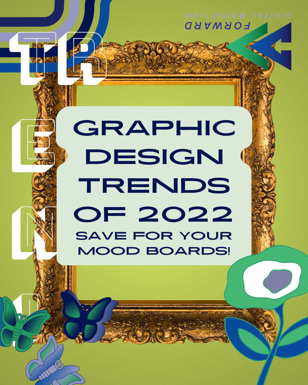 graphic design trends of 2022 save for you mood boards