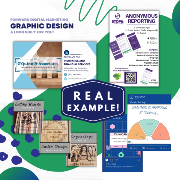 graphic design examples of products